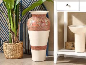 Vase décoratif SEPUTIH Marron - Doré - Blanc - Céramique - 32 x 60 x 17 cm