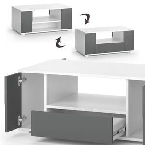 Couchtisch Arend 47066 Weiß - Holzwerkstoff - 90 x 40 x 52 cm