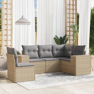 Gartensitzgruppe K4785(5-tlg) Beige - Massivholz - 69 x 62 x 62 cm