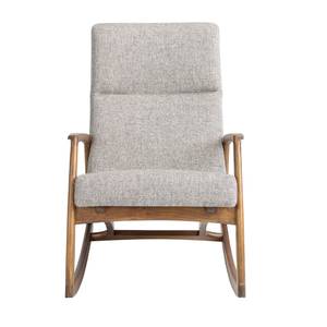 Fauteuil à bascule 5106 Gris - Textile - 68 x 96 x 90 cm