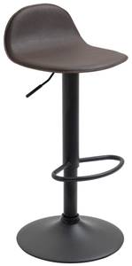 Tabouret de bar Lana V2 Marron - Noir