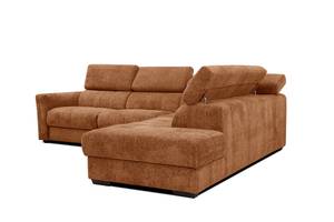 Ecksofa Calvera 5-Sitzer Dunkelorange