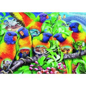 Puzzle Land der Lorianer 1000 Teile Papier - 28 x 6 x 38 cm