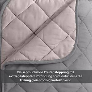 Bettdecke Sommer Camping (2er-Set) Grau - 135 x 200 cm