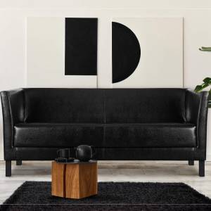 Einzelsofa 3 Personen ESPECTO Schwarz - 171 x 60 cm