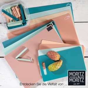 4x Flexible Kunststoff Schneidematten Multicolor