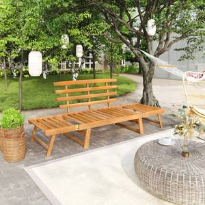 Gartenbank 3006389 Braun - Massivholz - Holzart/Dekor - 190 x 74 x 68 cm