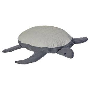 Coussin de siège Tortue Gris - Fibres naturelles - 70 x 30 x 80 cm