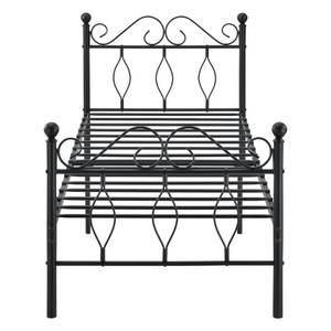 Metallbett Apolda mit Matratze Breite: 95 cm