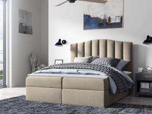 Boxspringbett Lindos Beige - Breite: 184 cm