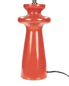 Tischlampen OTEROS Rot - Kunstleder - 19 x 62 x 19 cm