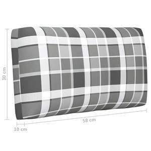 Canapé d'angle palette 3016504-4 Gris cendré - Noir