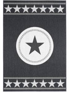 In- & Outdoor-Teppich Metro Schwarz - Textil - 120 x 1 x 170 cm