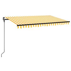 Auvent rétractable 3007204-2 Jaune - 300 x 1 x 450 cm