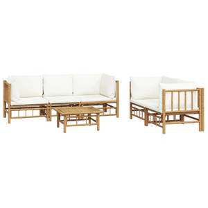 Garten-Lounge-Set 3028492-6 (6-teilig) Braun - Cremeweiß - Weiß