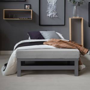 Palettenbett mit Lattenrost 2193 Breite: 90 cm - Grau