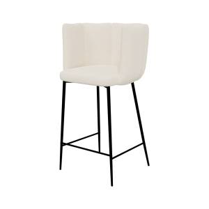 Tabouret de bar Rosy (Lot de 2) Beige