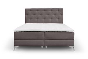 Boxspringbett Lilotte Braun - Breite: 160 cm