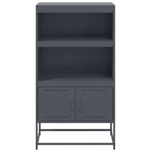 Highboard DE3046 Grau - Metall - 39 x 124 x 69 cm