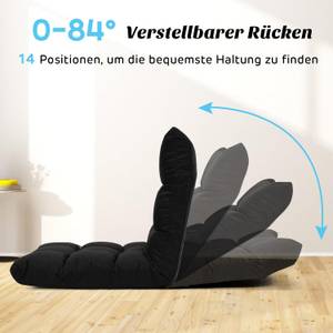 Bodenstuhl TI88858 Schwarz - Metall - 56 x 10 x 107 cm