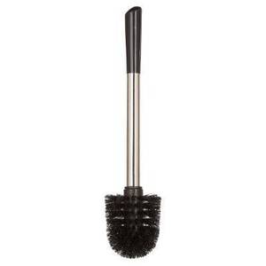 Brosse WC avec support SUN, 36 cm Noir