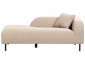 Chaiselongue LE CRAU Grau - Taupe - Armlehne davorstehend links