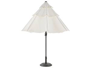 Parasol droit BIBIONE Beige - Noir - Crème