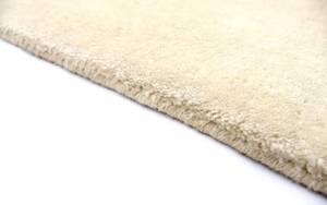 Wollteppich - 195x140cm Beige - Naturfaser - 140 x 2 x 195 cm