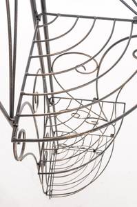 Standregal Irma Braun - Metall - 40 x 154 x 30 cm