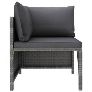 Garten-Lounge-Set (10-teilig) 3009676-2 Grau - Metall - Polyrattan - 60 x 60 x 60 cm