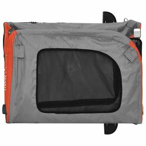 Fahrradanhänger Hunde  93830 Orange - Metall - 64 x 66 x 125 cm