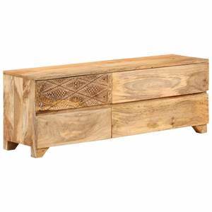 TV-Möbel 246144 Braun - Holzwerkstoff - Massivholz - Holzart/Dekor - 110 x 40 x 30 cm