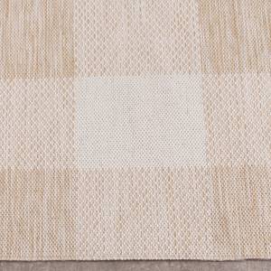 In- & Outdoor Teppich Ranch Checkerboard Beige - 80 x 150 cm