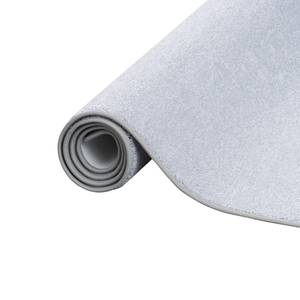 Luxus Soft Velours Teppich Shine Silber - Silber / Grau - Silbergrau - 133 x 133 cm