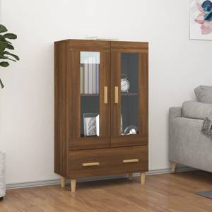 Highboard DE2225 Eiche Schwarzbraun Dekor