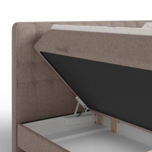 Boxspringbett Annakie Braun - Breite: 120 cm