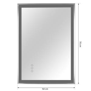 Wandspiegel 834-205 Silber - Glas - 50 x 3 x 70 cm