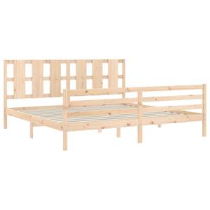 Bettgestell-K-15870 Braun - Holzwerkstoff - 206 x 100 x 206 cm