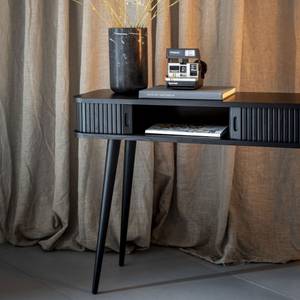 Console en bois noir Noir