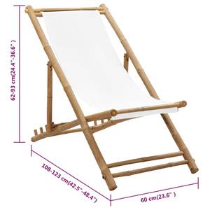 Chaise de plage 3005101 Blanc