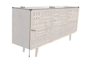 Sideboard MARRAKESCH Braun - Massivholz - Holzart/Dekor - 160 x 75 x 38 cm