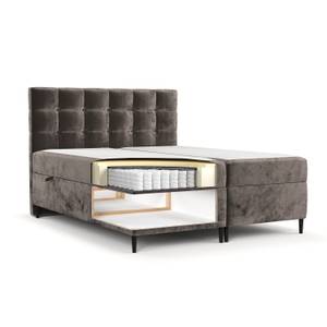 Boxspringbett Urbaneo Braun - Breite: 160 cm