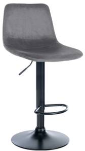 Tabouret de bar Divo Gris lava