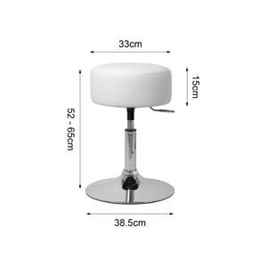 Schreibtisch mit Sitzhocker 110x72x40 cm Braun - Weiß - 40 x 91 x 110 cm - Matt lackiert - Naturbelassen