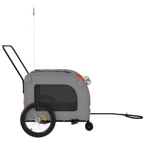 Remorque vélo pour chien 3028770-2 Orange - 134 x 73 x 68 cm