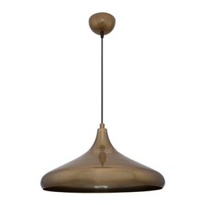 Suspension Barry E27 bronze patiné Marron - Métal - 35 x 90 x 35 cm