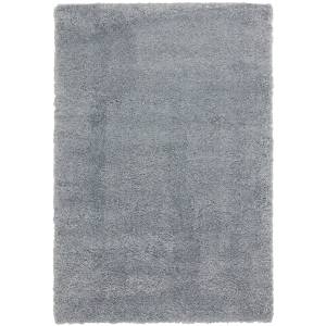 Tapis de salon shaggy RICHY Bleu-gris - 160 x 230 cm