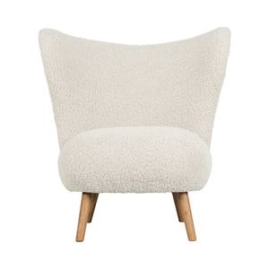 Fauteuil design Celine Beige - Textile - 80 x 83 x 80 cm