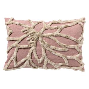 Kissenbezug Livia Pink - Textil - 60 x 40 x 60 cm