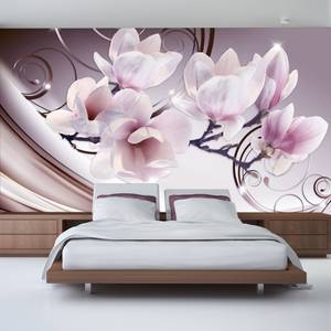 Fototapete Meet the Magnolias Textil - 294 x 210 x 2 cm